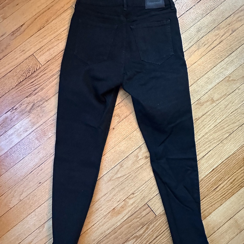 Everlane Black high rise Skinny Jeans with Stretchy Fit